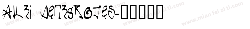AKzi denzGrotes字体转换